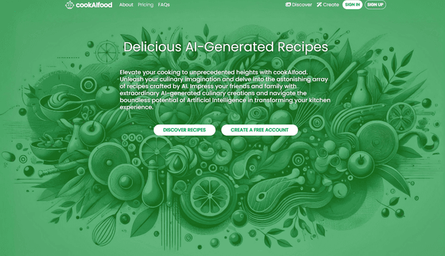 Reseña de cookAIfood: Revolución en la Creación de Recetas Impulsada por IA