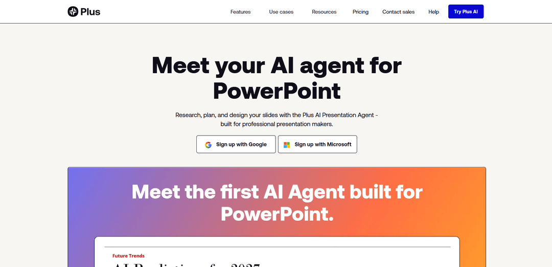 Plus AI Presentation Agent