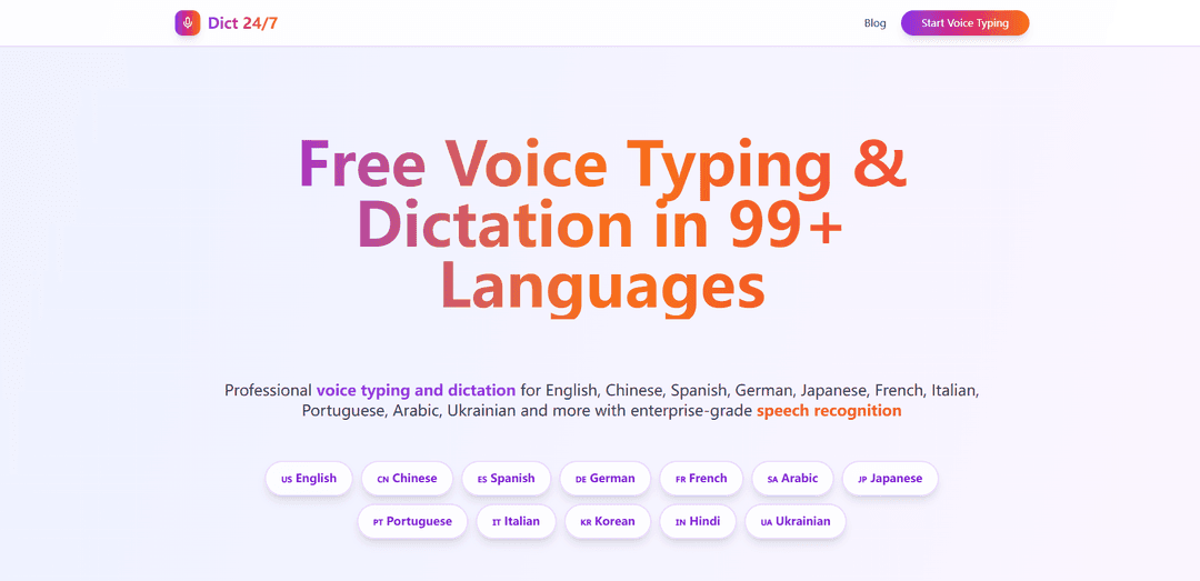 Dict247 - Free Voice Typing & Dictation