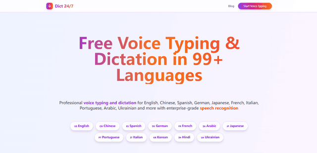 Dict247 - Free Voice Typing & Dictation