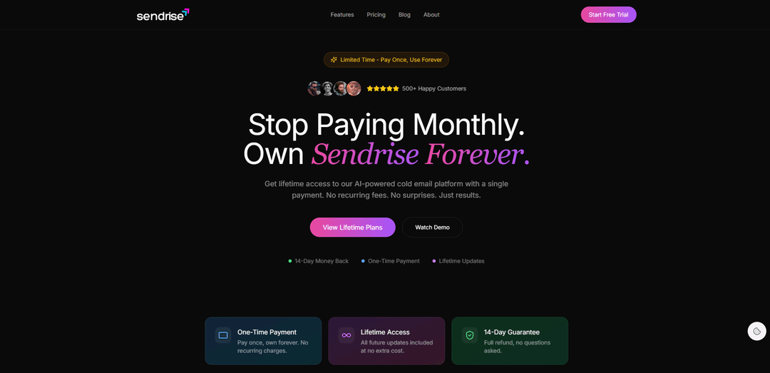 Sendrise - Lifetime Deal