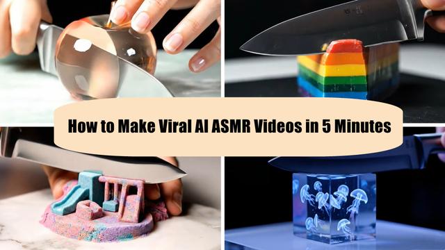 Cara Membuat Video AI ASMR Viral dalam 5 Menit (Tanpa Mikrofon, Tanpa Kamera) | 2025