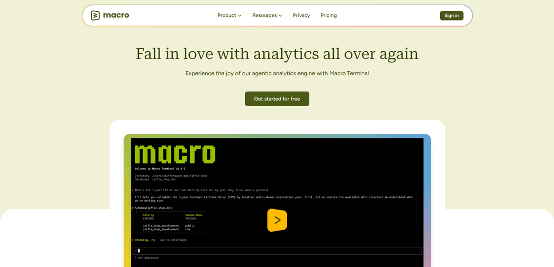 Meet Macro Terminal