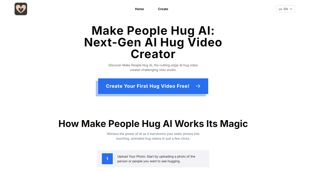 Make People Hug AI - Create Heartwarming Hug Videos