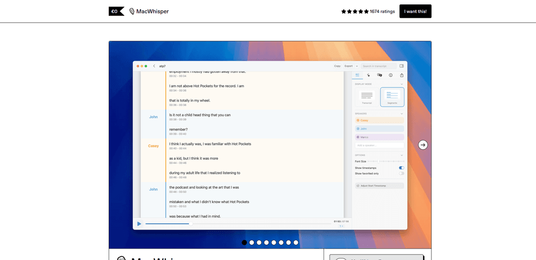 MacWhisper for iOS