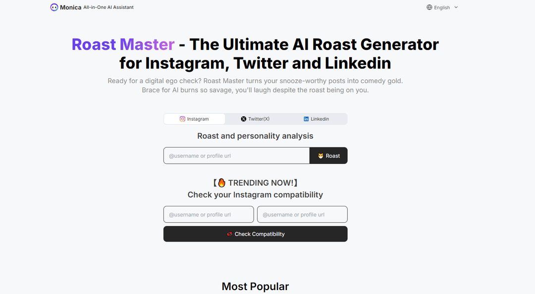 Roast Master - AI-Powered Humor Generator