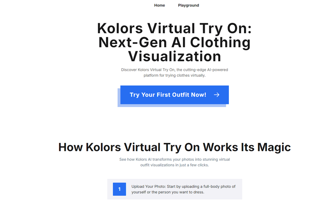 Kolors Virtual Try On