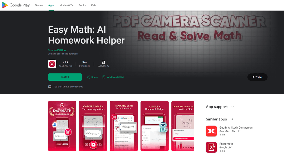 Easy Math: AI Homework Helper - Solve Math Problems with Ease