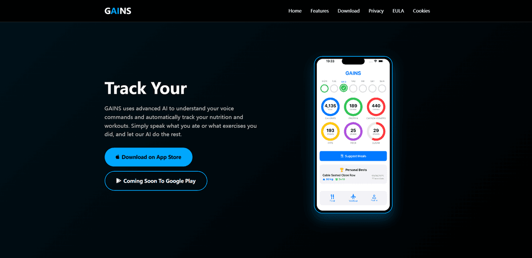 GAINS - Fitness Tracker