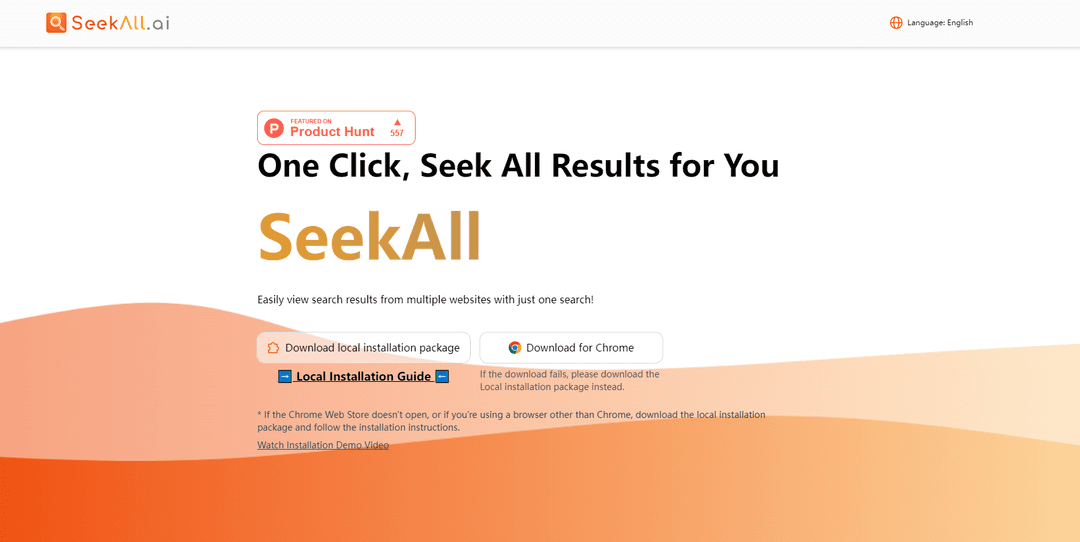 SeekAll - Unified Search Extension for Chrome