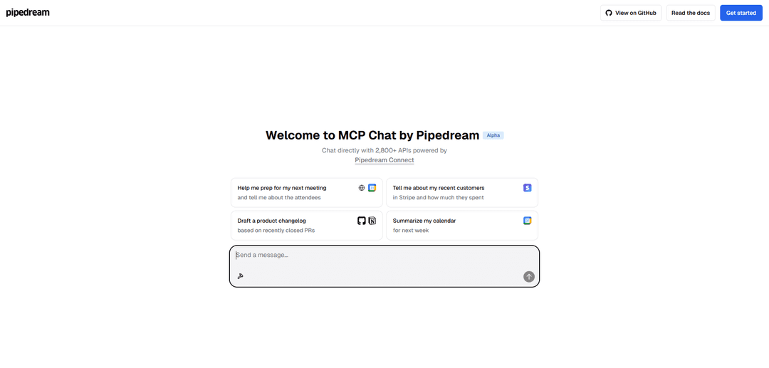 MCP Chat by Pipedream