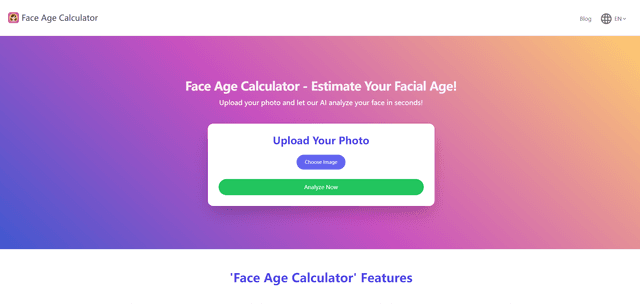 Come Usare Face Age Calculator: Stima dell'Età Basata sull'IA