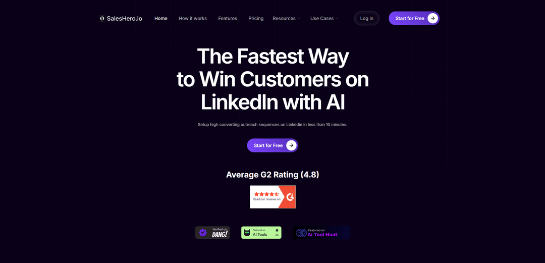 SalesHero.io - Lovable for GTM