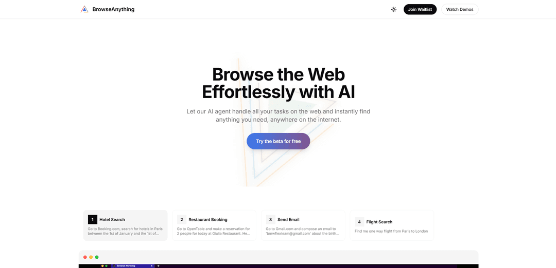 Browse Anything