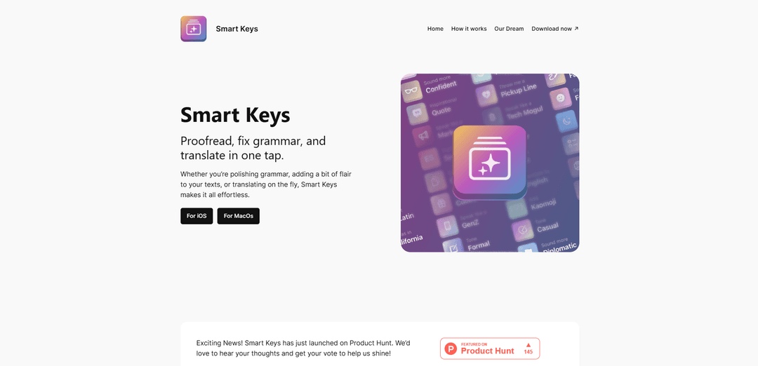Smart Keys for iOS