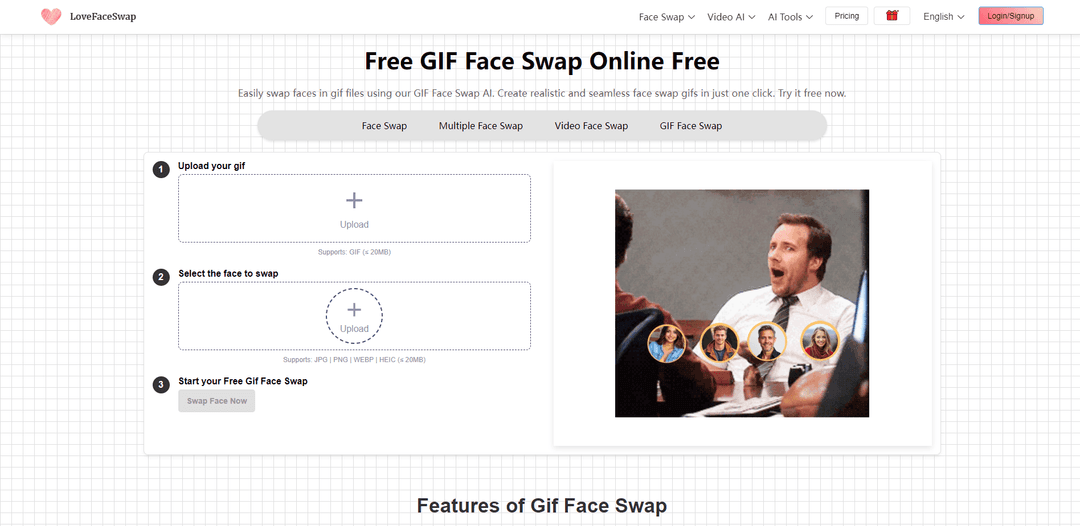 Free Gif Face Swap - LoveFaceSwap