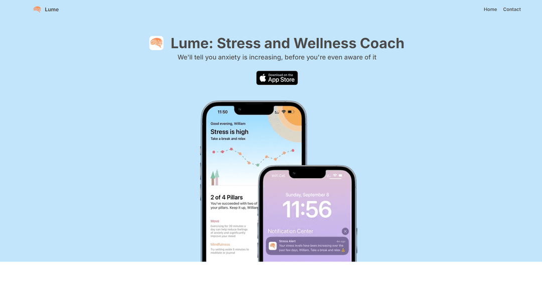 Lume: Stress and Wellness Coach