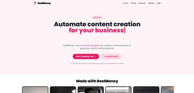 ReelMoney - AI Avatar & Faceless videos