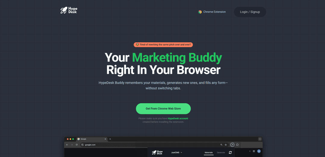 HypeDesk Buddy
