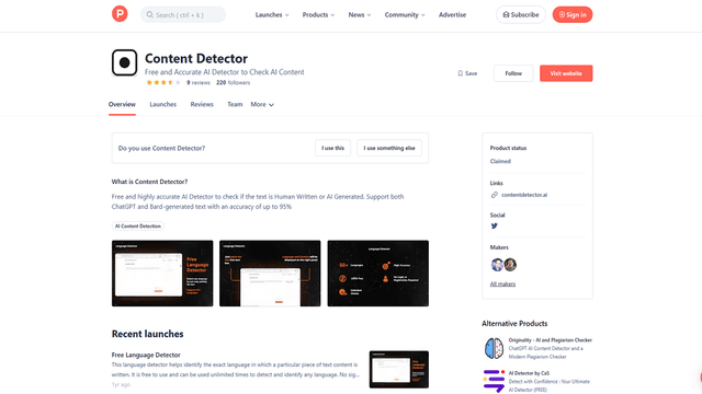 ContentDetector.AI Review: Top AI Content Detection Tool