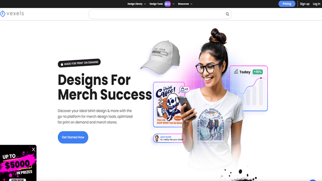 Vexels Review: Ultimate Design Platform for POD Creators