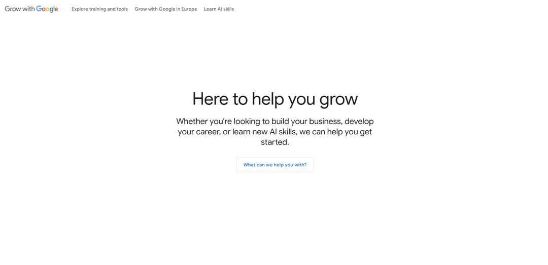 Grow with Google