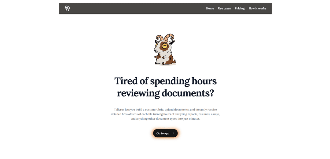 Tallyrus: Document Screening in Bulk