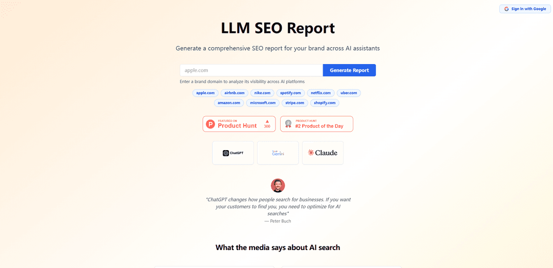 LLM SEO Report