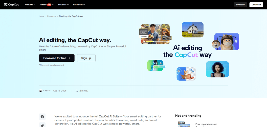 CapCut AI Suite