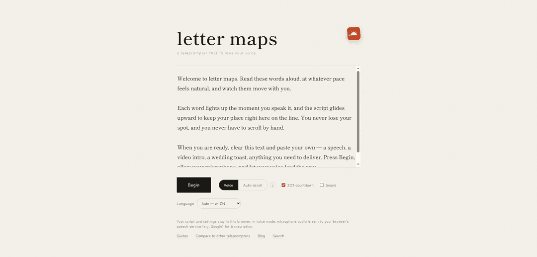 Letter Maps