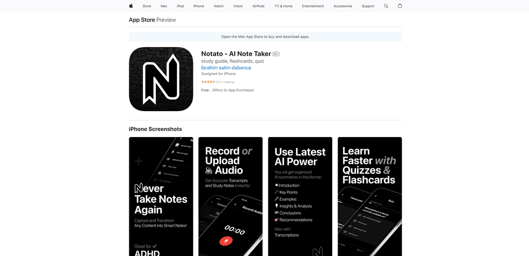 Notato - AI Note Taker