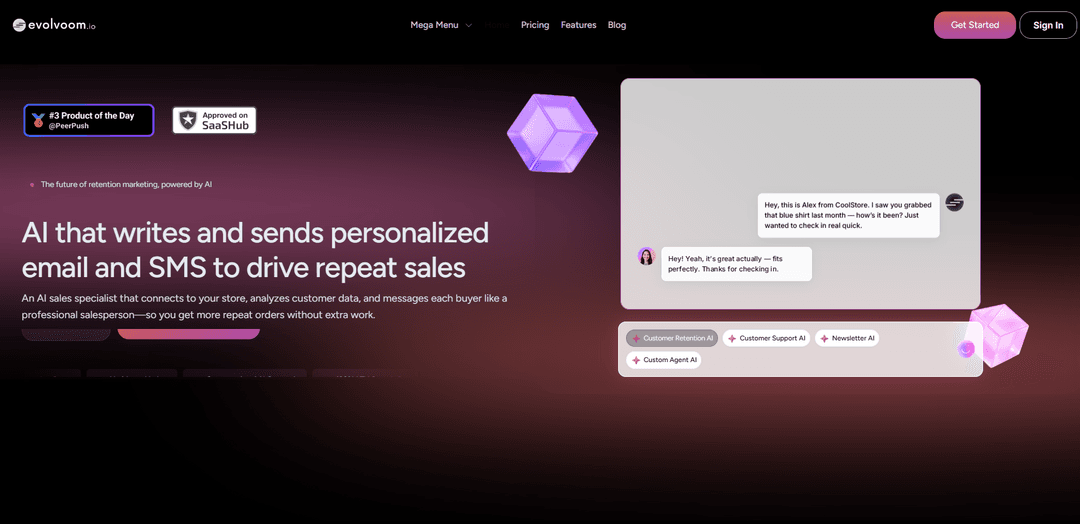 Evolvoom.io | Customer Retention AI