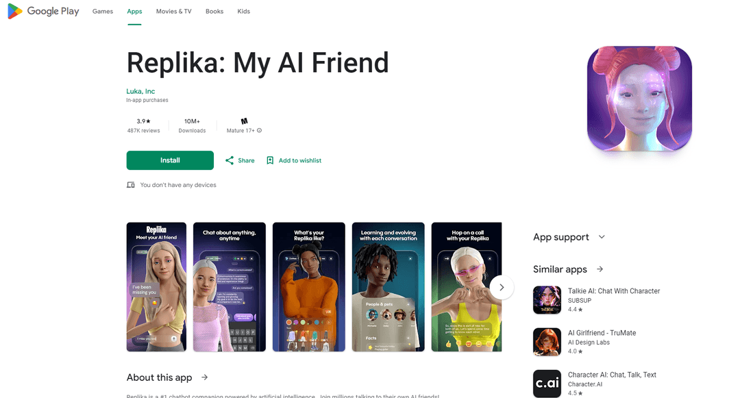 Replika: My AI Friend