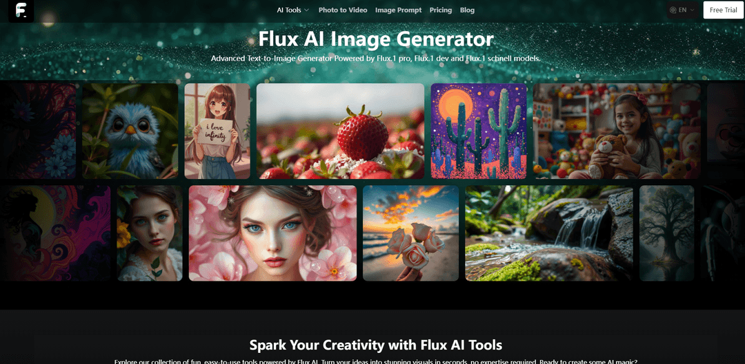 Flux AI - Lightning-Fast Open-Source AI Image Generator