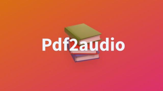 Cách Sử Dụng PDF2Audio AI: Chuyển Đổi PDF Thành Âm Thanh
