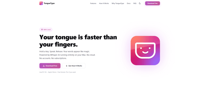 TongueType for macOS