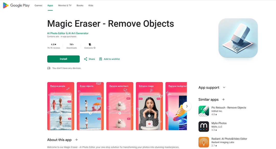 Magic Eraser - Remove Objects