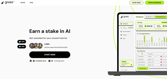 Análise do Grass: Monetize Largura de Banda de Internet Não Utilizada | Desenvolvimento de IA