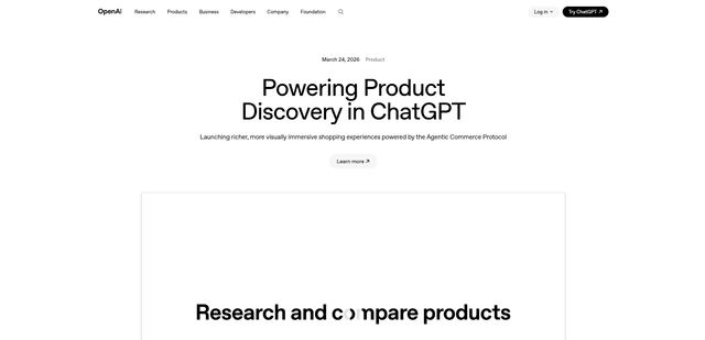 ChatGPT Shopping