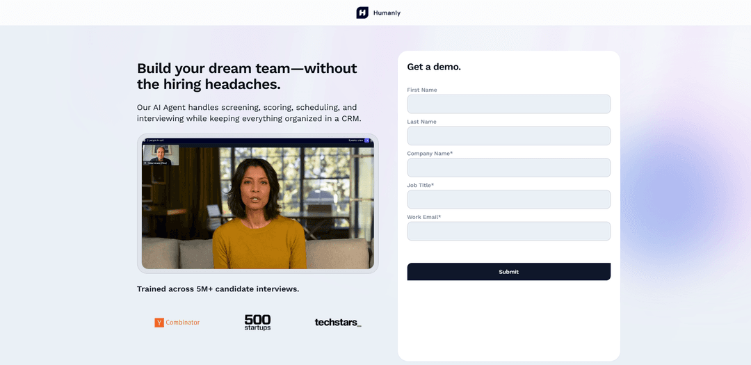 Humanly AI Interviewer & Talent Partners