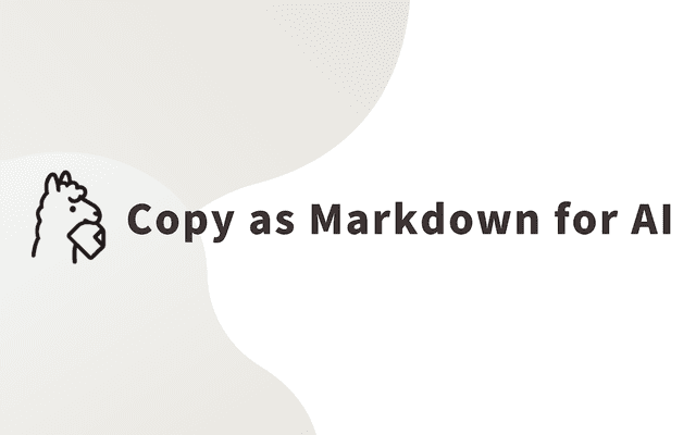 Copy as Markdown for AI