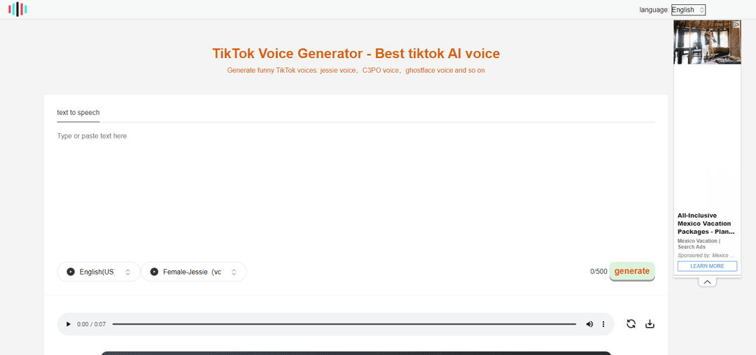 TikTok Voice