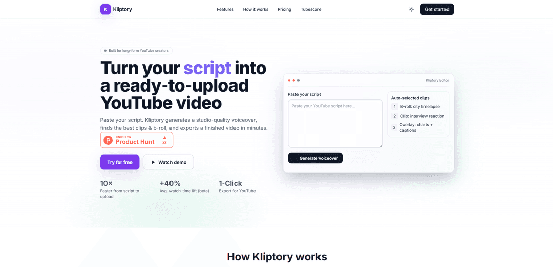 Script to video in minutes!