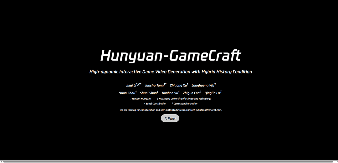 Hunyuan-GameCraft