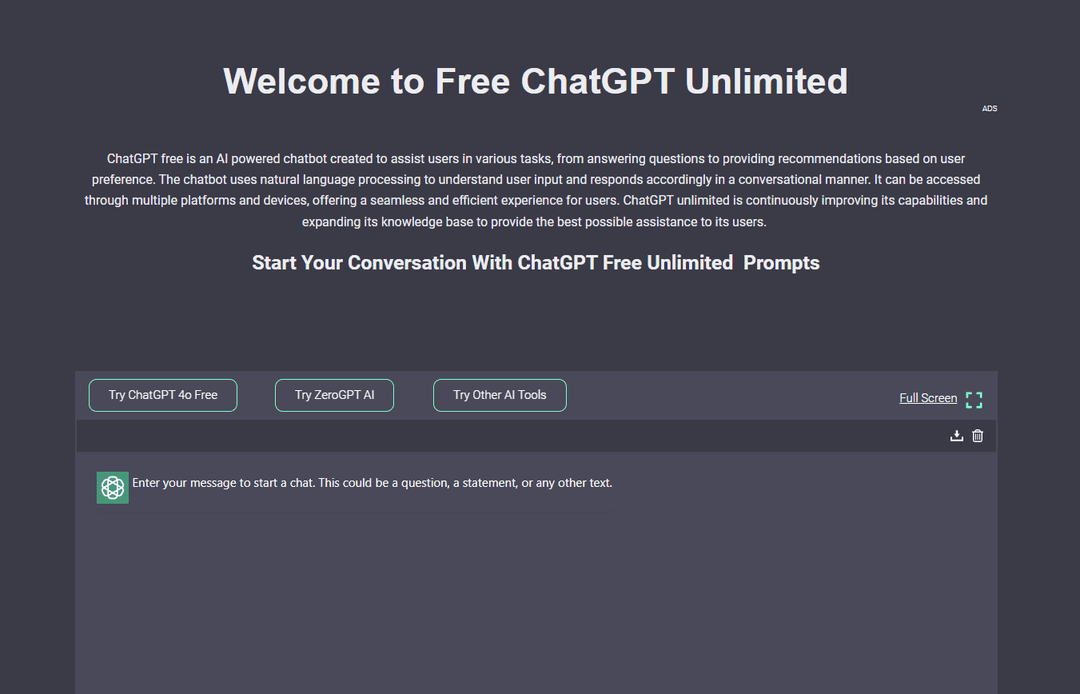 ChatGPT Free