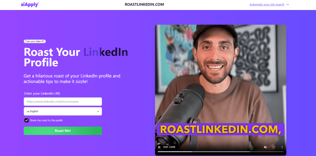 RoastLinkedIn.com: Enhance Your Professional Online Presence with AI