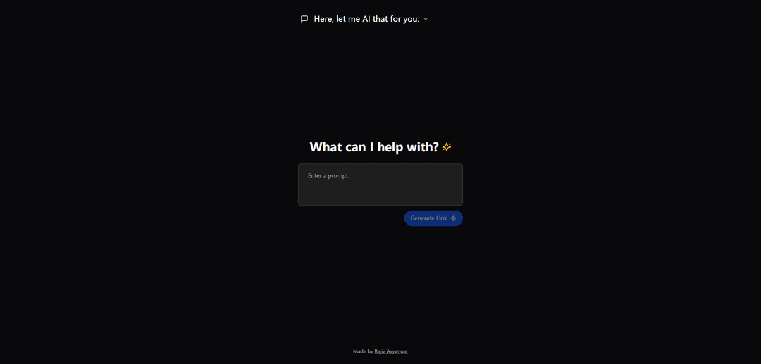 Here, let me AI that for you.
