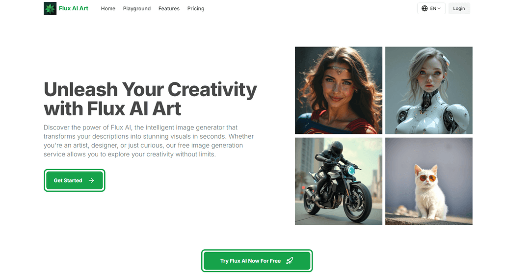 Flux AI Art - Intelligent Image Generator