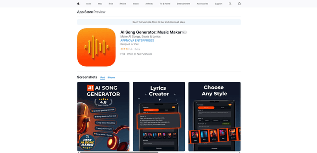 AI Song & Music Generator - Rexa