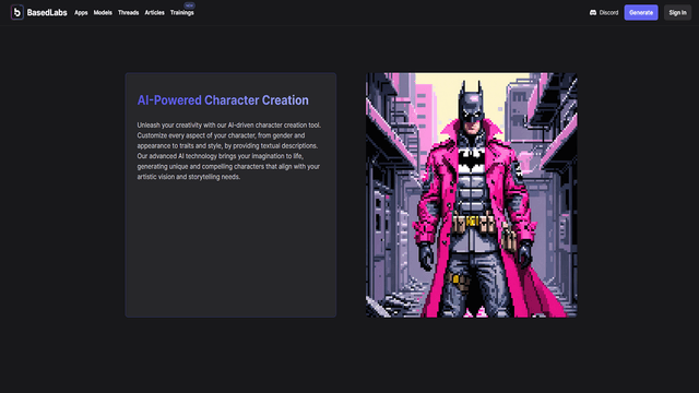 Đánh giá BasedLabs AI Character Generator: Cuộc cách mạng sáng tạo